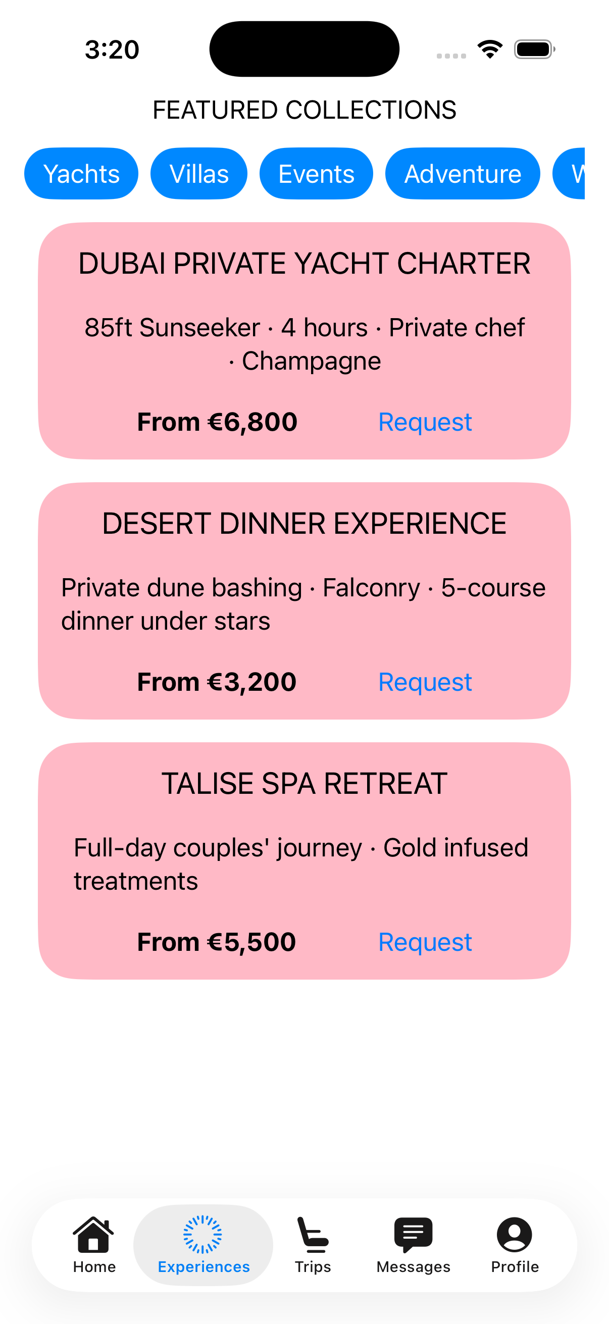 Itinerary